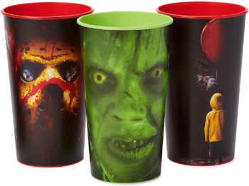 American Greetings Halloween Party Supplies, It, The Exorcist & Friday The 13th Party Cups (6-Count)