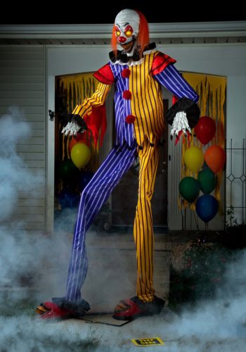 Animated 7ft Funzo the Clown Halloween Prop