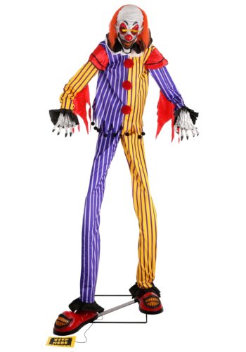 Animated 7ft Funzo the Clown Halloween Prop