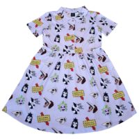 Beetlejuice Button Up Dress from Cakeworthy