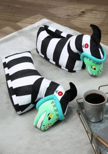 Beetlejuice Sandworm Slippers for Adults