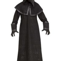 Black Plague Doctor Costume for Adults