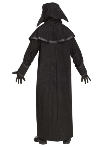 Black Plague Doctor Costume for Adults