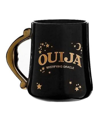 Black and Gold Ouija Molded Coffee Mug - 23 oz.