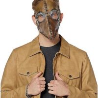 Brown Plague Doctor Half Mask