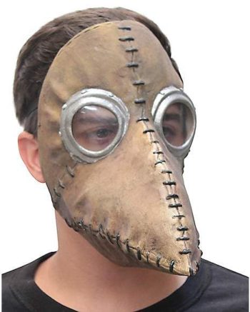 Brown Plague Doctor Half Mask