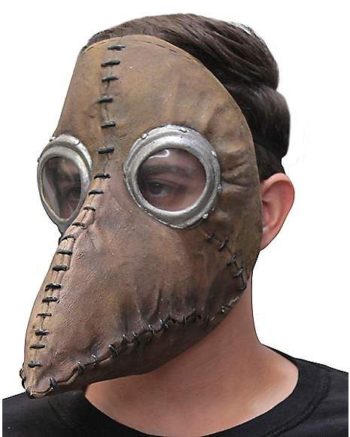 Brown Plague Doctor Half Mask