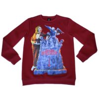 Cakeworthy Beetlejuice Tombstone Crew Neck Sweater for Adults