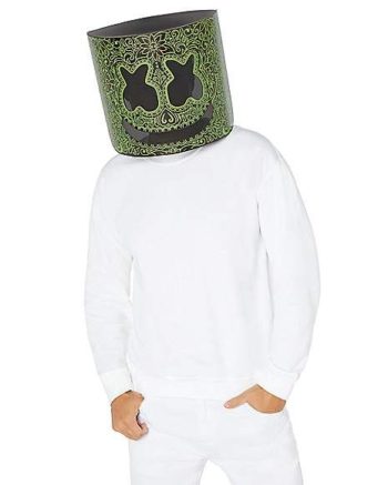 Day of the Dead Marshmello Half Mask