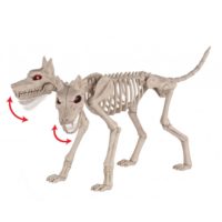 Double Trouble Skeleton Doberman Decoration