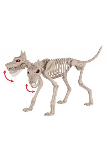 Double Trouble Skeleton Doberman Decoration