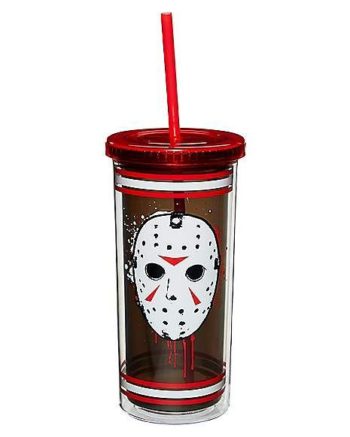 Jason Voorhees Jersey Cup with Straw - Friday the 13th