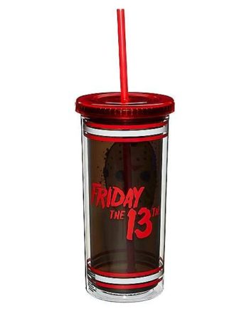 Jason Voorhees Jersey Cup with Straw - Friday the 13th