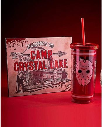 Jason Voorhees Jersey Cup with Straw - Friday the 13th