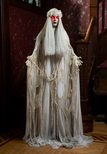 Life-Size Venetian Victoria Standing Ghost Girl Halloween Decoration