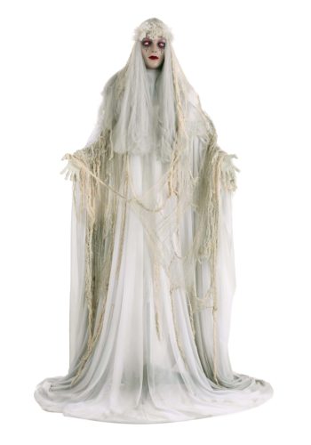 Life-Size Venetian Victoria Standing Ghost Girl Halloween Decoration