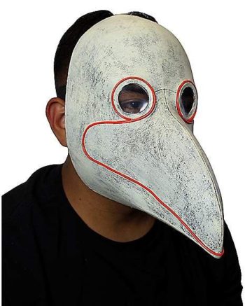 Light-Up LED Plague Doctor Half Mask