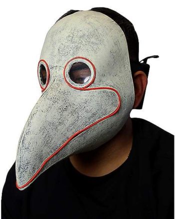 Light-Up LED Plague Doctor Half Mask