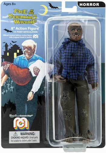 Mego Action Figures, 8” The Wolfman, B&W (Limited Edition Collector’S Item)