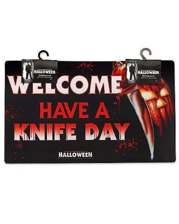 Michael Myers Have A Knife Day Doormat - Halloween