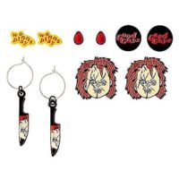 Multi-Pack Chucky Doll Earrings 5 Pair - Child's Play