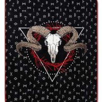 Ram's Head Fleece Blanket