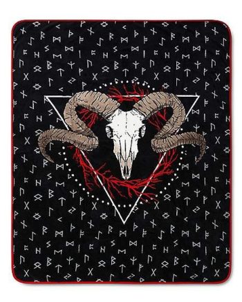 Ram's Head Fleece Blanket