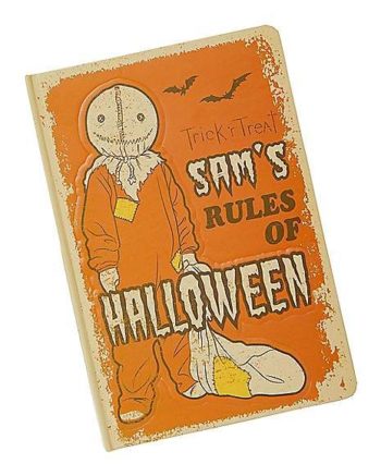 Sam Rules of Halloween Journal - Trick 'r Treat