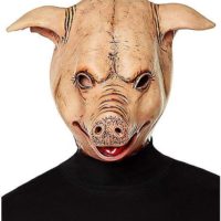 Severed Pig Head Full Mask