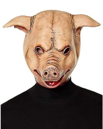 Severed Pig Head Full Mask