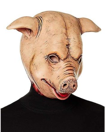 Severed Pig Head Full Mask