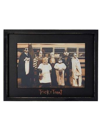 Trick 'r Treat Bus Framed Picture