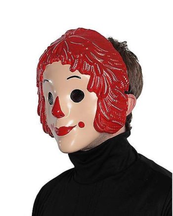 Vintage Rag Doll Half Mask