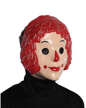 Vintage Rag Doll Half Mask