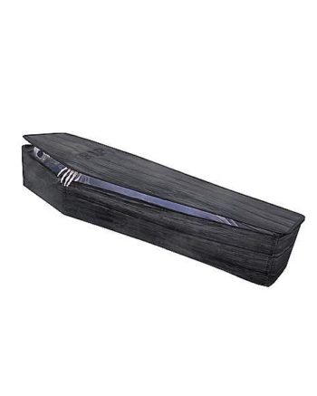 5 Ft Printed Fabric Collapsible Coffin - Decorations