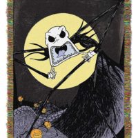 Disney Nightmare Before Christmas Wicked Paint Tapestry Throw