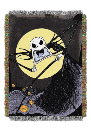 Disney Nightmare Before Christmas Wicked Paint Tapestry Throw