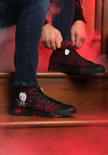 Friday the 13th Jason High Top Sneakers for Adults