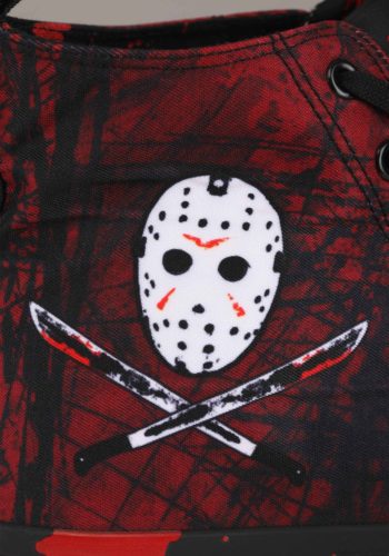 Friday the 13th Jason High Top Sneakers for Adults