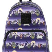 Loungefly Tim Burton Nightmare Before Christmas Halloween Line Mini Backpack