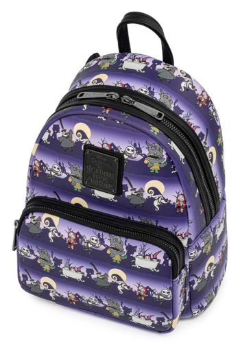 Loungefly Tim Burton Nightmare Before Christmas Halloween Line Mini Backpack