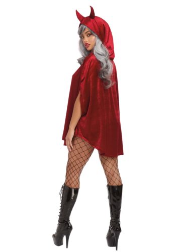 Red Devil Poncho for Women