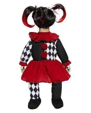 Spinning Head Harlequin Doll