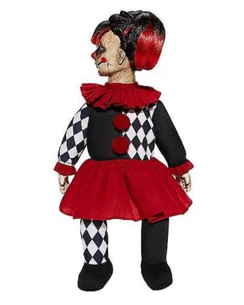 Spinning Head Harlequin Doll