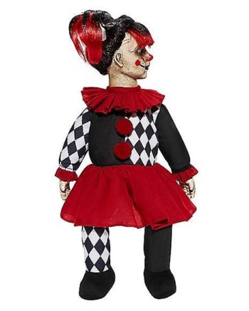 Spinning Head Harlequin Doll