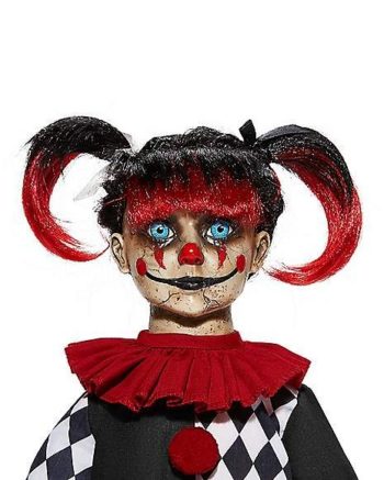 Spinning Head Harlequin Doll