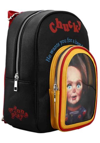 Toy Box Clear Pocket Mini Backpack featuring Chucky