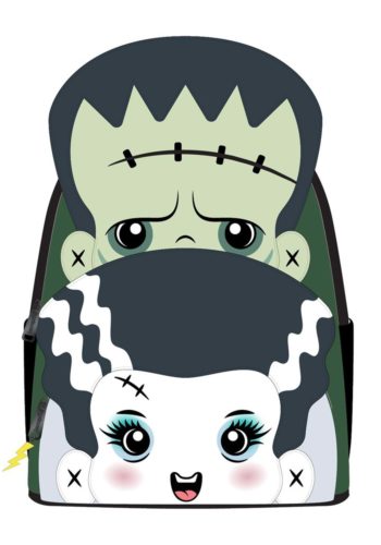 Universal Monsters Frankie and Bride Cosplay Mini Backpack by Loungefly