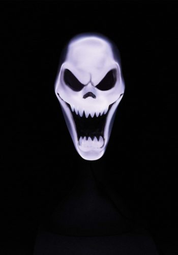 White Light Up Spectre Mask