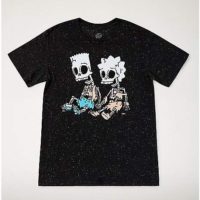 Bart and Lisa Skeletons T Shirt - The Simpsons